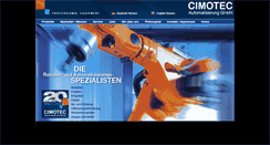 Desktop Screenshot of cimotec.de